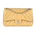 Jumbo Classic Double Flap, £3,800, Handbags, Yellow, Patent Leather, Front view